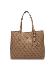 Guess Torebka Meridian II HWSG69 74230 Brązowy. Brązowe torebki do ręki damskie Guess, z aplikacjami, ze skóry, bez dodatków. Za 479.99 zł.