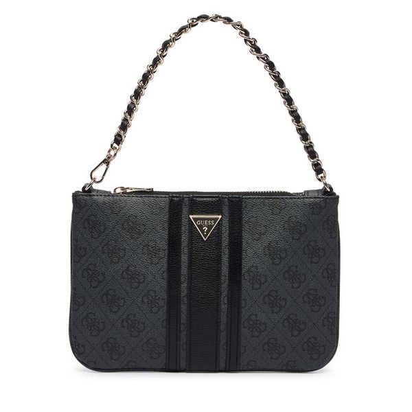 Torebka Guess. Szare kopertówki damskie Guess, z aplikacjami, bez dodatków. Za 264.99 zł.