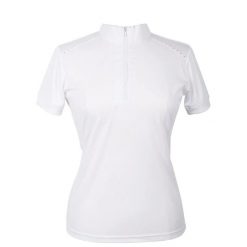 Damska koszulka polo na zawody Harry's Horse Brighton. Białe koszule damskie HARRYS HORSE, s, bez wzorów, bez kołnierzyka, bez ramiączek, do jazdy konnej. Za 172.00 zł.