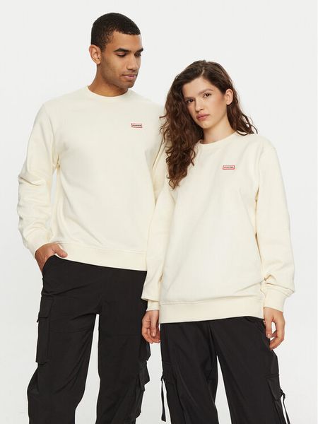 Hunter Bluza HARU0007242 Écru Regular Fit. Bluzy męskie Hunter, m, bez wzorów, z bawełny, bez kaptura. Za 239.99 zł.