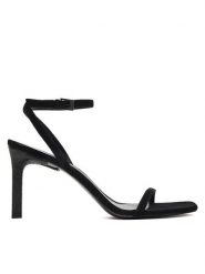 Tory Burch Sandały Pave Heeled 175463 Czarny. Czarne sandały damskie Tory Burch, bez wzorów, ze skóry, bez obcasa, na szpilce, bez zapięcia. Za 2,119.00 zł.