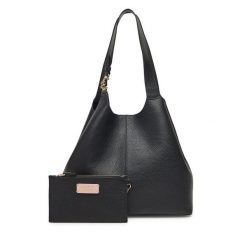 Torebka Coccinelle. Czarne torebki do ręki damskie Coccinelle, bez wzorów, bez dodatków. Za 1,439.00 zł.