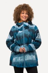 Damskie HYPRAR 2 w 1 kurtka fitness wodoodporna dwukierunkowy zamek błyskawiczny. Niebieskie kurtki sportowe damskie Ulla Popken, plus size, bez wzorów, z materiału, z kapturem, na fitness i siłownię. Za 799.99 zł.