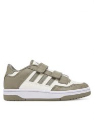 Adidas Sneakersy Rapid Court JP7653 Zielony. Zielone buty sportowe dziewczęce Adidas, bez wzorów, ze skóry, bez zapięcia. Za 129.99 zł.