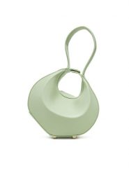 Patrizia Pepe Torebka 8B0074/L047-G596 Zielony. Zielone torebki do ręki damskie Patrizia Pepe, bez wzorów, ze skóry, bez dodatków. Za 779.99 zł.