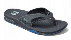 Reef M'S Fanning, gunmetal/ocean, 44 (us 11). Szare klapki męskie Reef. Za 205.08 zł.