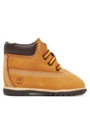 Timberland Trapery Crib Bootie TB0328672311 Brązowy. Brązowe buty zimowe chłopięce Timberland, bez wzorów, z nubiku, bez zapięcia. Za 209.99 zł.