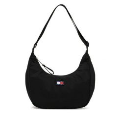 Torebka Tommy Jeans. Czarne torebki do ręki damskie Tommy Jeans, bez wzorów, z jeansu, klasyczne, bez dodatków. Za 249.99 zł.