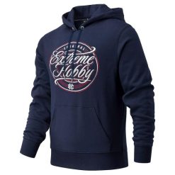 Bluza męska z kapturem EXTREME HOBBY STAMP. Niebieskie bluzy męskie EXTREME HOBBY, m, bez wzorów, z bawełny, z kapturem. Za 209.00 zł.