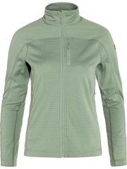 Bluza polarowa damska Fjällräven Abisko Lite Fleece. Zielone bluzy damskie Fjällräven, xs, bez wzorów, z materiału, bez kaptura. Za 700.45 zł.