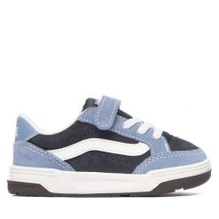 Sneakersy Vans. Niebieskie trampki i tenisówki chłopięce Vans, bez wzorów, bez zapięcia. Za 259.99 zł.