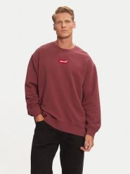 Levi's® Bluza Graphic 38712-0437 Czerwony Relaxed Fit. Czerwone bluzy męskie m, bez wzorów, z bawełny, bez kaptura. Za 189.99 zł.