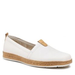 Espadryle Lasocki. Białe espadryle damskie Lasocki, bez wzorów, bez obcasa, bez zapięcia. Za 189.99 zł.