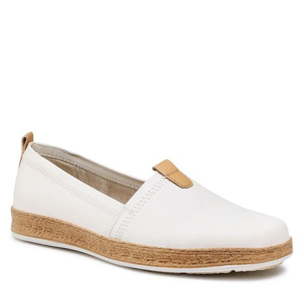 Espadryle Lasocki. Białe espadryle damskie Lasocki, bez wzorów, bez obcasa, bez zapięcia. Za 131.99 zł.