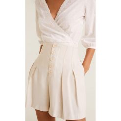 Mango - Szorty Lauren. Szorty damskie Mango. Za 119.90 zł.