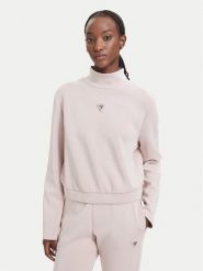 Guess Bluza V4YQ05 KCAY2 Różowy jasny Regular Fit. Czerwone bluzy damskie Guess, l, z aplikacjami, z syntetyku, bez kaptura. Za 324.99 zł.