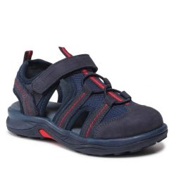 Sandały Lasocki Young. Niebieskie sandały chłopięce Lasocki Young, bez zapięcia. Za 149.99 zł.