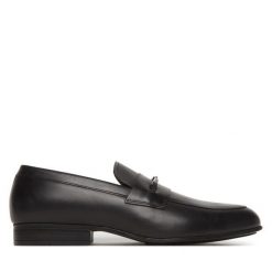 Półbuty Calvin Klein. Czarne eleganckie półbuty Calvin Klein, wizytowe, bez zapięcia. Za 469.99 zł.