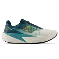 Buty męskie New Balance FuelCell Rebel v5 MFCX3HW – zielone. Zielone buty sportowe męskie New Balance, z gumy, bez zapięcia, do biegania. Za 699.99 zł.