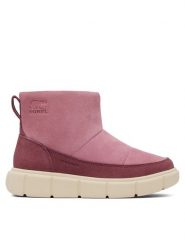 Sorel Śniegowce Youth Sorel Explorer III Slip-On WP 2101331627 Różowy. Czerwone buty zimowe dziewczęce Sorel, ze skóry, bez zapięcia. Za 339.99 zł.