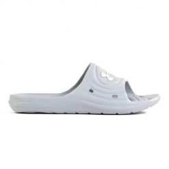 Klapki męskie Under Armour Locker IV SL. Białe klapki męskie Under Armour, z materiału. Za 69.99 zł.