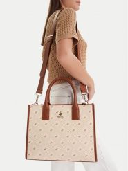 Beverly Hills Polo Club Torebka CEO-BHPC-S-004-07 Écru. Torebki do ręki damskie Beverly Hills Polo Club, bez wzorów, z materiału, bez dodatków. Za 269.99 zł.