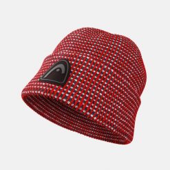 KANE Beanie. Czerwone czapki i kapelusze damskie Head, na zimę, z aplikacjami, sportowe. Za 150.00 zł.