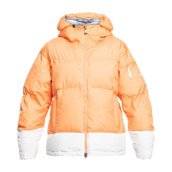 Kurtka snowboardowa damska ROXY Chloe Kim Puffy. Brązowe kurtki damskie Roxy, na zimę, s, bez wzorów, bez kaptura, narciarskie. Za 939.99 zł.