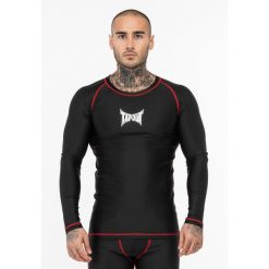 Funkcyjna koszulka z długim rękawem Tapout Bedrock. Białe bluzki z długim rękawem męskie TAPOUT, m, bez wzorów, bez kołnierzyka. Za 219.00 zł.