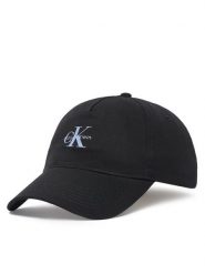 Calvin Klein Czapka z daszkiem Monologo Printed Baseball Cap LV04K5027G Czarny. Czarne czapki i kapelusze damskie Calvin Klein, bez wzorów, z bawełny. Za 129.99 zł.