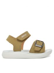 Geox Sandały B Sandal Lightfloppy B555SA 00032 C3012 Khaki. Brązowe sandały chłopięce Geox, z nubiku, bez zapięcia. Za 139.99 zł.