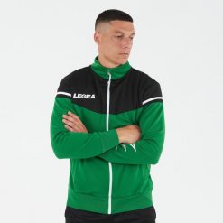 Męska Kurtka Trekkingowa Lekka 100% Poliester Zielono-Czarna. Czarne kurtki męskie Legea, m, bez wzorów, z bawełny, do biegania. Za 96.00 zł.