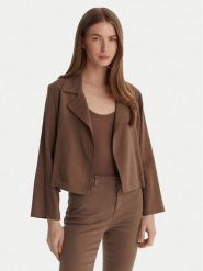 Marella Koszula Palchi 2613041015 Brązowy Regular Fit. Brązowe bluzki damskie Marella, bez wzorów, z wiskozy, bez kołnierzyka, bez ramiączek. Za 1,169.00 zł.