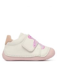 Geox Półbuty B Tutim Girl B3540B 00085 C1Z8Z Biały. Białe półbuty dziewczęce Geox, bez wzorów, ze skóry, bez zapięcia. Za 219.99 zł.