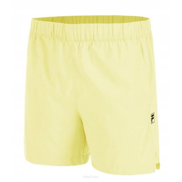 Spodenki tenisowe Fila Shorts Zayn. Żółte krótkie spodenki sportowe męskie Fila, bez wzorów, tenisowe. Za 229.00 zł.