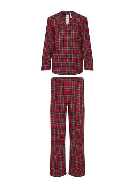 Polo Ralph Lauren Piżama 4P8043 Czerwony Relaxed Fit. Czerwone piżamy damskie Polo Ralph Lauren, l, bez wzorów, z bawełny, bez ramiączek. Za 799.99 zł.