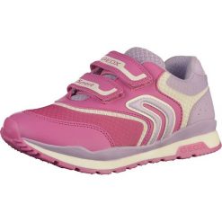 Sneakersy w kolorze różowym. Czerwone trampki i tenisówki dziewczęce Geox, bez wzorów, z gumy, bez zapięcia. W wyprzedaży za 139.95 zł.