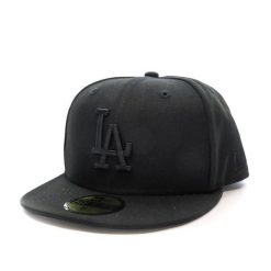 Czapka snapback Dodgers 59FIFTY. Czarne czapki i kapelusze męskie New Era, bez wzorów, sportowe. W wyprzedaży za 159.05 zł.