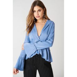 NA-KD Party Marynarka z wiązaniem w talii - Blue. Żakiety damskie marki NA-KD Party. Za 80.95 zł.