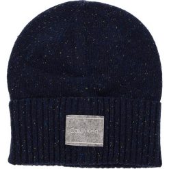 Czapka CALVIN KLEIN - Neps Beanie K50K504126 448. Niebieskie czapki i kapelusze męskie Calvin Klein. Za 199.00 zł.