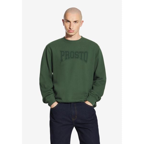 Bluza sportowa męska Prosto College bez kaptura. Zielone bluzy męskie Prosto., m, bez wzorów, bez kaptura. Za 249.99 zł.