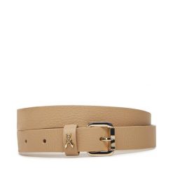 Pasek Damski Patrizia Pepe. Brązowe paski damskie Patrizia Pepe, bez wzorów. Za 219.99 zł.