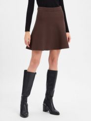 Msch Copenhagen spódnica mini z dzianiny - MSCHMercy Kobiety brązowy, M. Brązowe spódnice damskie MSCH Copenhagen, m, bez wzorów, z dzianiny, mini, rozkloszowane. Za 249.95 zł.