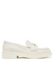 Guess Loafersy FLPSHU LEA14 Écru. Mokasyny damskie Guess, ze skóry. Za 419.99 zł.