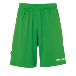 Szorty Uhlsport Center Basic FTP. Zielone krótkie spodenki sportowe męskie Uhlsport, bez wzorów, do piłki nożnej. Za 114.50 zł.