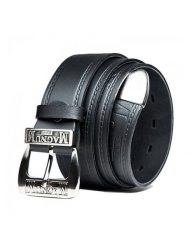 Skórzany pasek BETLEWSKI MAGNUM Czarny 95. Czarne paski damskie Betlewski, bez wzorów, ze skóry. Za 69.99 zł.