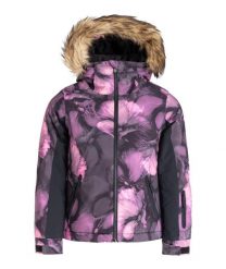 Kurtka snowboardowa dziecięca ROXY Jet Ski Girl. Czarne kurtki i płaszcze dla dziewczynek Roxy, na jesień, bez wzorów, z materiału, bez kaptura. Za 637.15 zł.
