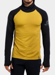 Bluza bez kaptura Sensor Thermo Sweatshirt. Żółte bluzy męskie Sensor, m, bez wzorów, z lycry, bez kaptura. Za 351.99 zł.