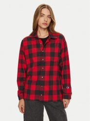 Champion Koszula 117471 Czerwony Regular Fit. Czerwone bluzki damskie Champion, l, bez wzorów, z bawełny, bez kołnierzyka, bez ramiączek. Za 229.99 zł.