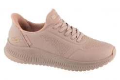 Buty sportowe Sneakersy damskie, Slip-Ins: Bobs Squad 4 - Key Look. Czerwone obuwie sportowe damskie Skechers, bez wzorów, z materiału, trekkingowe. Za 289.99 zł.